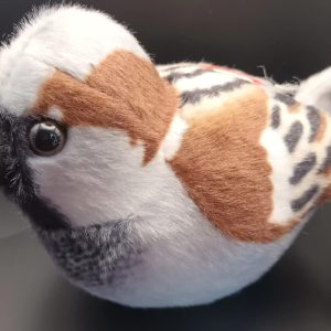 Pardal em peluche
